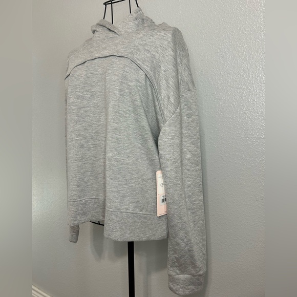 Danskin Light Gray Hoodie Sweater - Picture 2 of 12